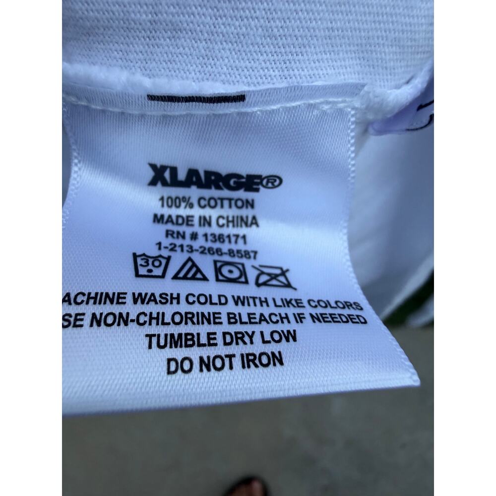 XLARGE OG Gorilla Logo Long Sleeve T Shirt White Large NWT Streetwear Tee - Picture 5 of 5